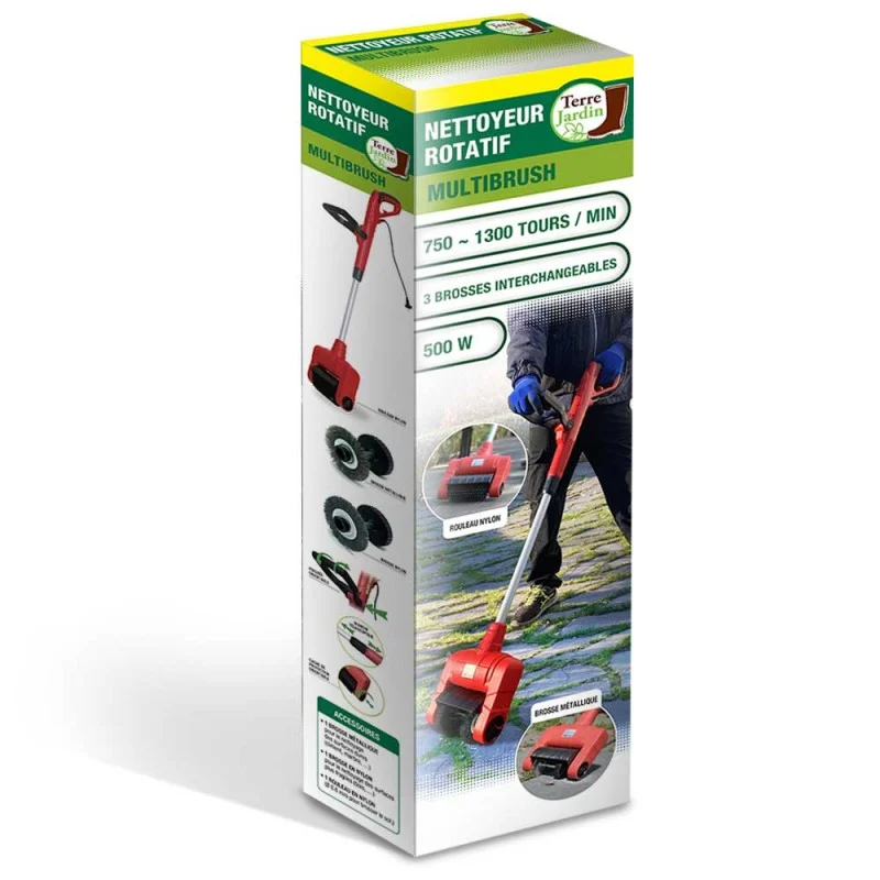 BROSSE ROTATIVE POUR TERRASSE