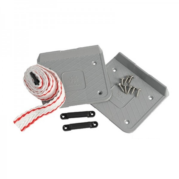 Paire de support Osculati de fixation pour batterie ou réservoir