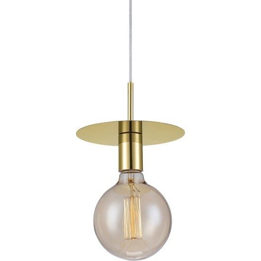 Suspension, e27 scandinave Disc métal doré 1 x 60 W MARKSLOJD