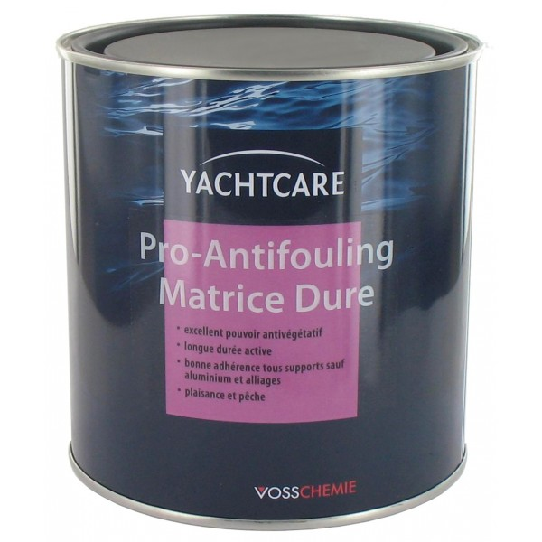 Antifouling Yachtcare matrice dure 0.75L Noir