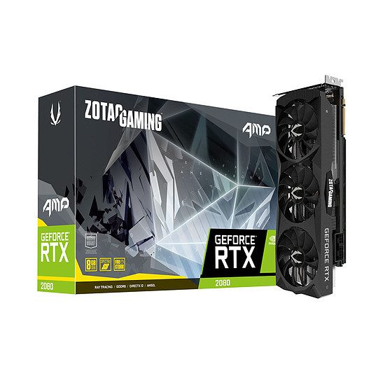 Zotac GeForce RTX 2080 AMP! Edition – 8 Go GDDR6 GeForce RTX 2080, PCI-Express 16x, 8 Go