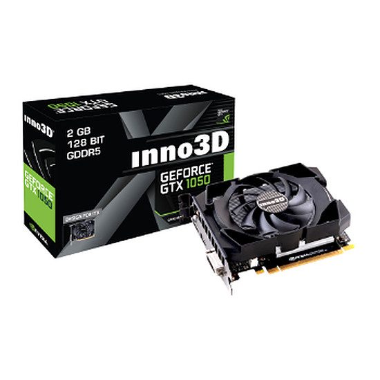 Inno3D GeForce GTX 1050 Compact X1 – 2 Go GeForce GTX 1050, 1354 MHz, PCI-Express 16x, 2 Go, 7000 MHz