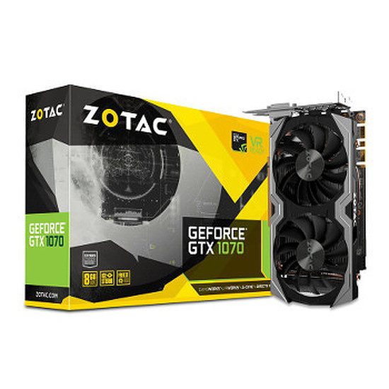 Zotac GeForce GTX 1070 Mini – 8 Go GeForce GTX 1070, 1518 MHz, PCI-Express 16x, 8 Go, 8000 MHz
