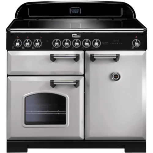 Piano de cuisson induction Falcon DELUX100 INDUC GRISPERLE CHROME