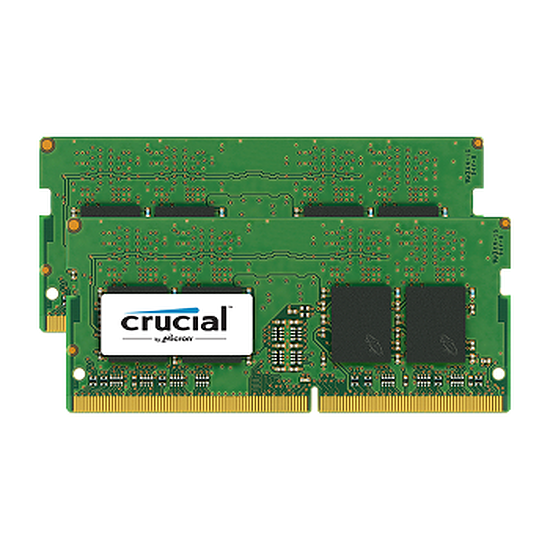 Crucial 8 Go (2 x 4 Go) DDR4 2400 MHz CL17 SR SO-DIMM RAM PC Portable, DDR4, 8 Go, 2400 MHz – PC19200, 17, 1,20 Volts, CT2K4G4SFS824A