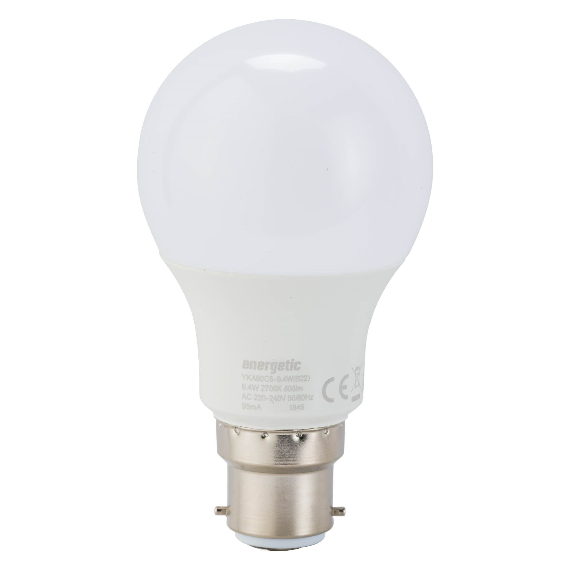 Ampoule LED – B22 – 9,4 W – Standard