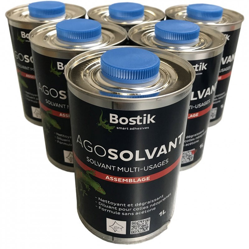 Mélange de solvants BOSTIK Agosolvant 1 litre, Lot x6