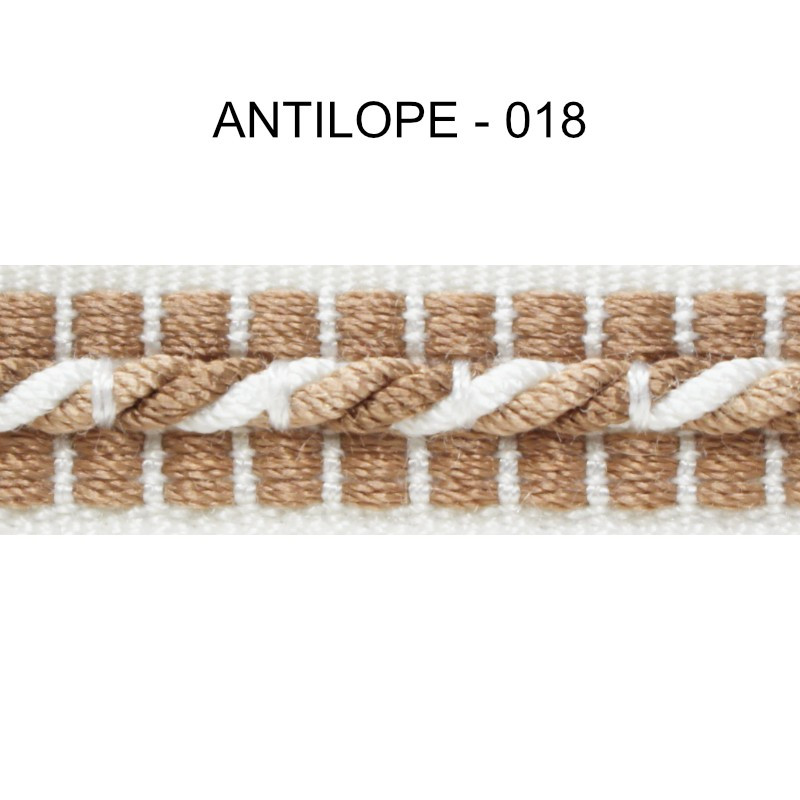 Galon cordonnet 12 mm Antilope 018