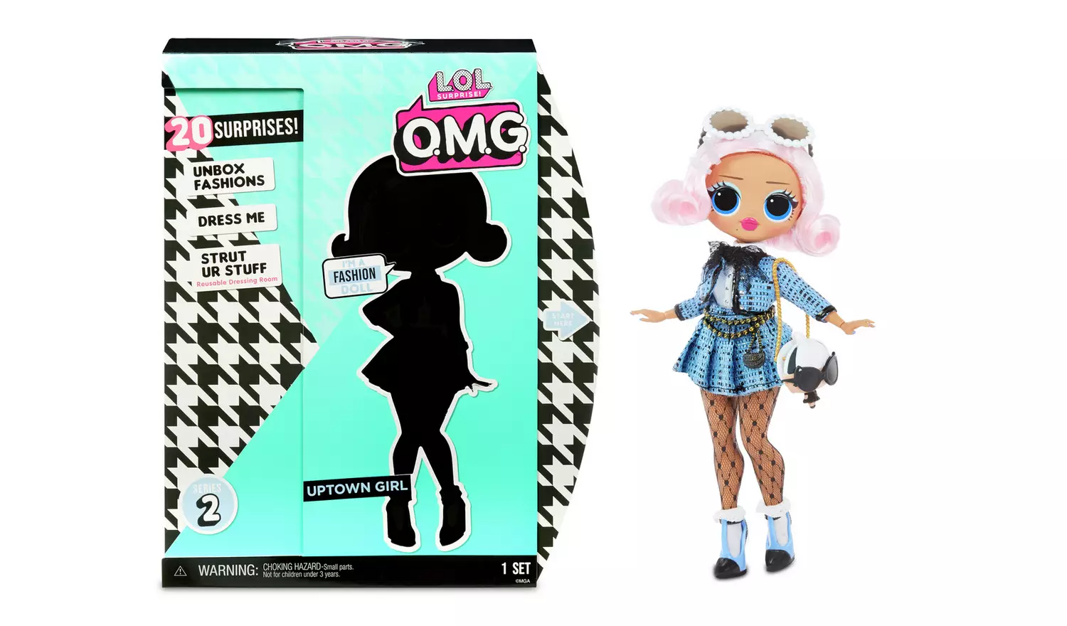 LOL Surprise! OMG Uptown Girl Fashion Doll with 20 Surprises