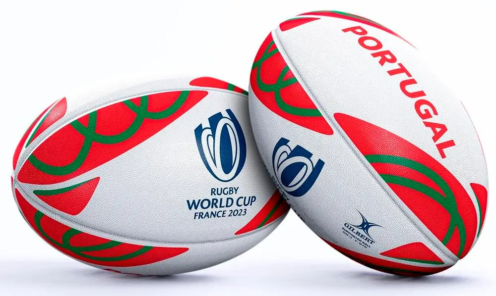 Ballon de Rugby Gilbert Coupe du Monde 2023 Supporter Portugal