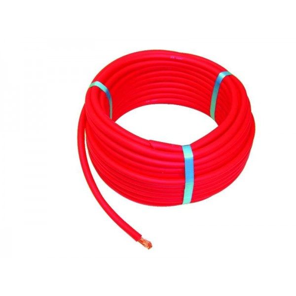 Câble électrique VDM mono composant Rouge