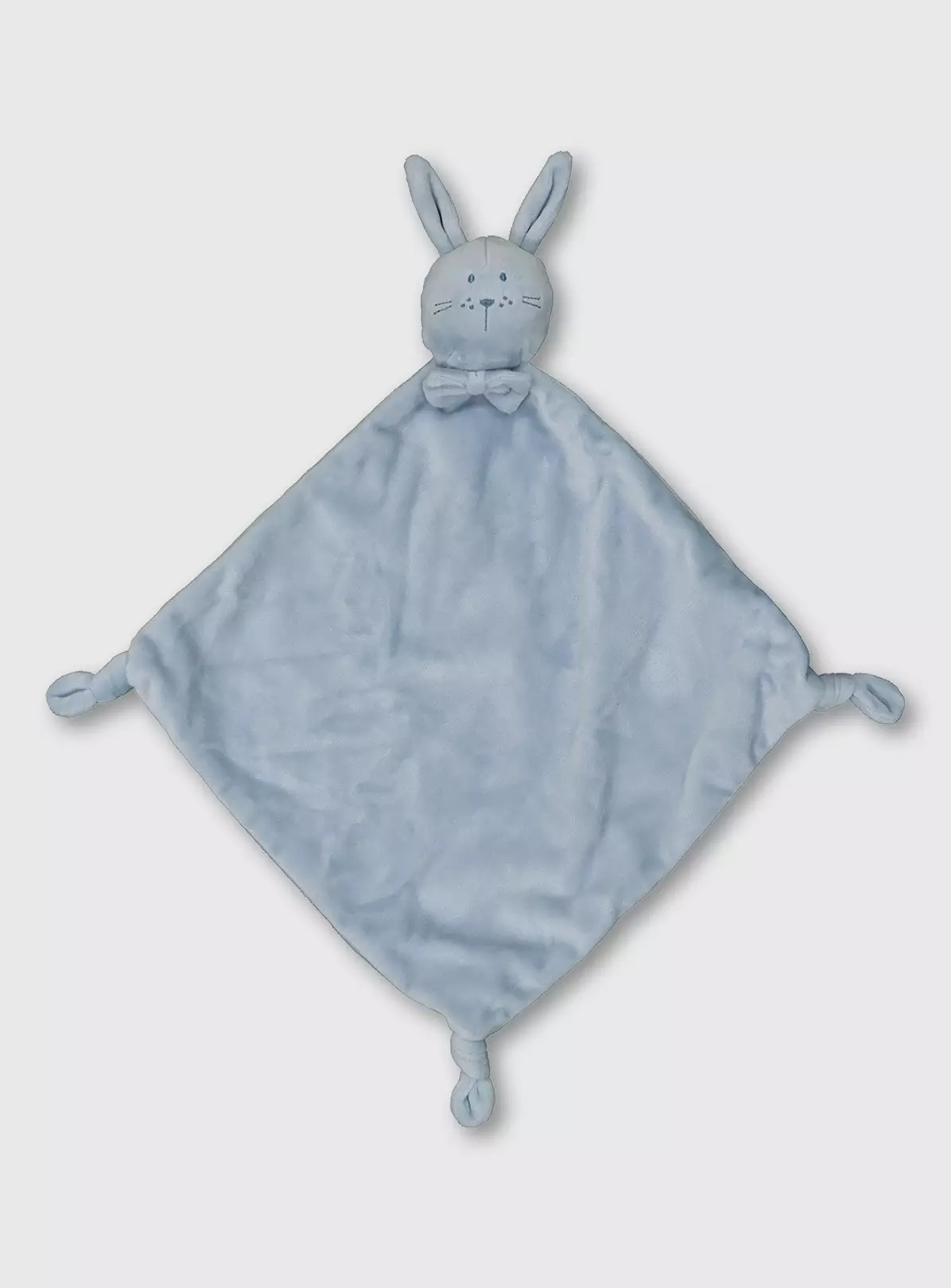 Blue Velour Bunny Comforter – One Size