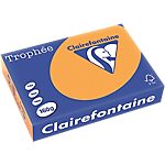 Ramette de papier de 500 feuilles – Clairefontaine – Trophée – A4 80g/m² clémentine