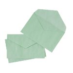 Enveloppes Gommée Vert Sans Fenêtre LA COURONNE 9 x 14 cm 9 (H) x 14 (l) cm 70 g/m² – 1000 / Paquet