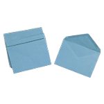 Enveloppes administratives Gommée Bleu Sans Fenêtre LA COURONNE C6 11,4 (H) x 16,2 (l) cm 70 g/m² – 500 / Paquet