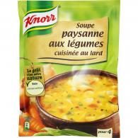 Soupe déshydratée paysanne légumes/lard Knorr