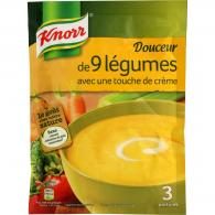 Soupe déshydratée douceur de 9 légumes Knorr