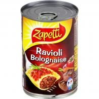 Plat cuisiné ravioli bolognaise Zapetti