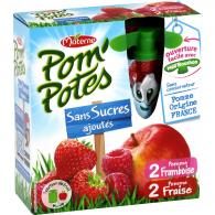 Compotes pomme framboise/fraise Pom’Potes