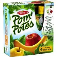 Compotes pomme banane Pom’Potes
