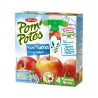 Compotes pomme s/sucres ajoutés Pom’Potes