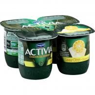 Yaourts saveur citron Activia