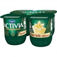 Yaourts saveur vanille Activia