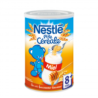Céréales bébé 8+ mois miel Nestlé