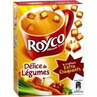 Soupe déshydratée légumes croûtons Royco