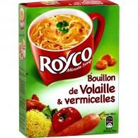 Soupe déshydratée volaille/vermicelles Royco