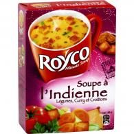 Soupe légumes/curry/croûtons Royco