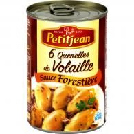 Quenelles de volaille forestière Petitjean