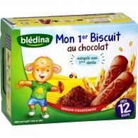 Biscuits bébé dès 12 mois, chocolat Blédina