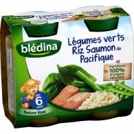 Petits pots bébé dès 6 mois, légumes riz poisson Blédina