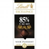 Chocolat noir 85% cacao Lindt
