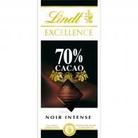 Chocolat noir 70% cacao Lindt