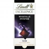 Chocolat noir myrtille amandes Lindt