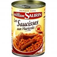 Plat cuisiné saucisses aux haricots William Saurin