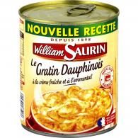 Plat cuisiné gratin dauphinois William Saurin
