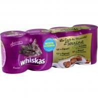 Boites pour chats adultes aux viandes Whiskas
