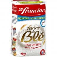 Farine de blé tous usages Francine