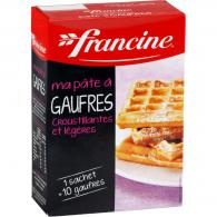 Préparation gâteau pâte à gaufres Francine