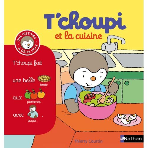 Livre T’choupi et la cuisine