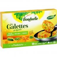 Légumes cuisinés galettes duo de courgettes Bonduelle