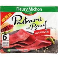 Pastrami de bœuf au poivre Fleury Michon