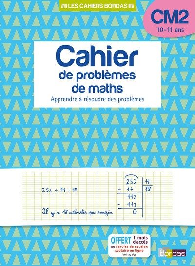 CAHIER DE PROBLEMES MATHS CM2