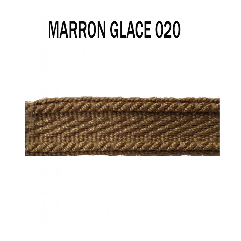 Galon chaînette 15 mm 020 Marron Glacé