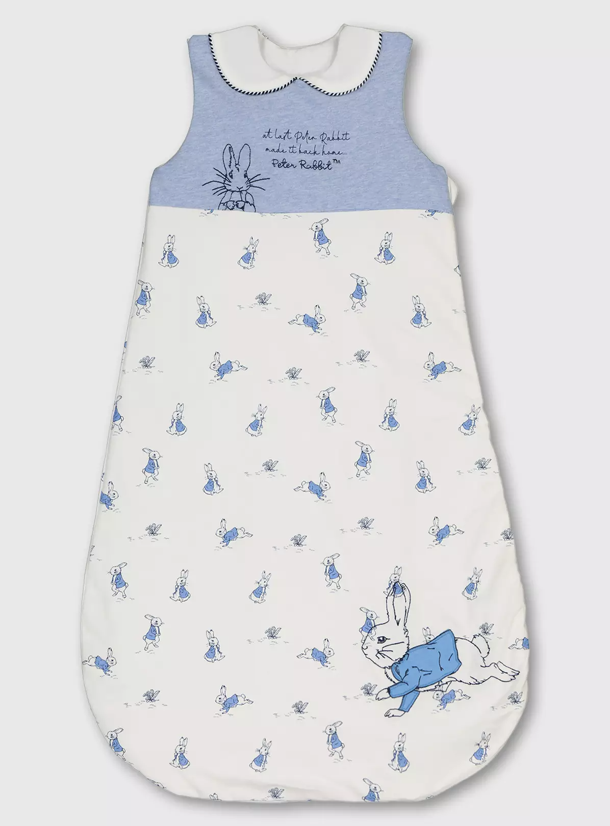 Peter Rabbit Cream & Blue 1.5 Tog Sleeping Bag – 0-6 Months