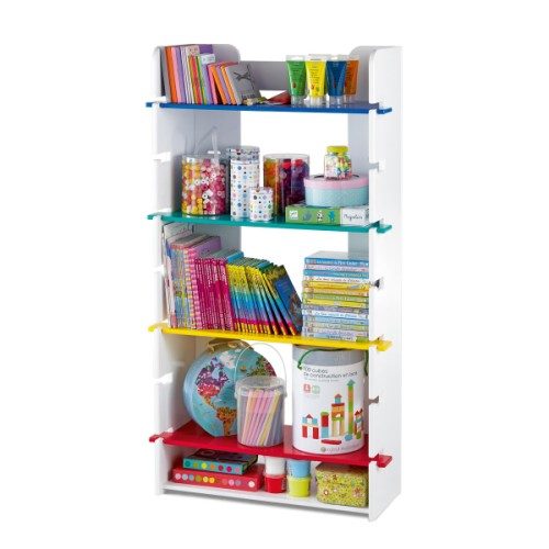 Etagère modulable multicolore