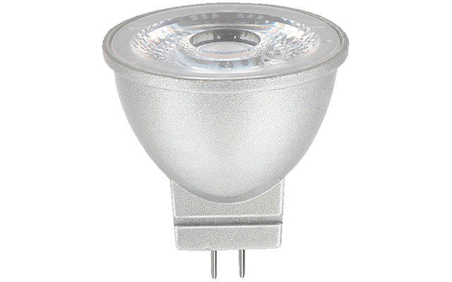 Sigor Luxar culot à broches Lampe LED à réflecteur à intensité variable argentée GU4 12 V / 4 W 345 lm